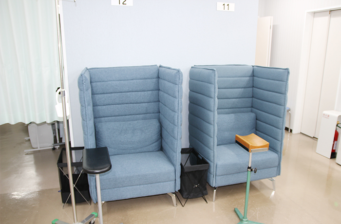 点滴・採血スペース